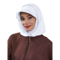 RY202 White Hijab Sport Cap with Visor – Muslim Women's Instant Athletic Head Cover - Raya