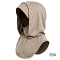 RY214 Hazel Wood Mercerized Cotton Full Coverage Hijab Cap – Sun Protection Headscarf - Raya