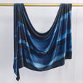 RY216 Midnight Ocean Printed Jersey Hijab – Soft Premium Drape Scarf - Raya