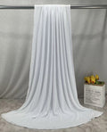 RY216 White Bamboo Jersey Ribbed Hijab Scarf – Soft Stretch Breathable Headscarf - Raya