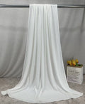 RY217 Ivory White Cotton Ribbed Jersey Hijab Scarf – Soft Stretch Breathable Headscarf - Raya