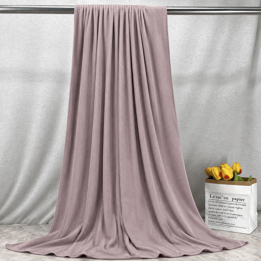 RY225 Mauve Taupe Cotton Ribbed Jersey Hijab Scarf – Soft Stretch Breathable Headscarf - Raya