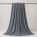 RY230 Slate Blue Grey Cotton Ribbed Jersey Hijab Scarf – Soft Stretch Breathable Headscarf - Raya