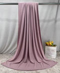 RY232 Dusty Rose Cotton Ribbed Jersey Hijab Scarf – Soft Stretch Breathable Headscarf - Raya