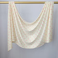 RY238 Cream Pink Polka Dot Cotton Jersey Hijab Scarf – Soft Stretch Breathable Headscarf - Raya